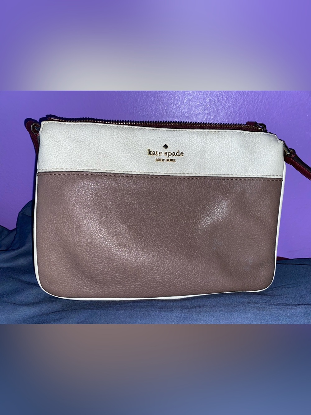 Kate Spade Two-Tone Leather Crossbody